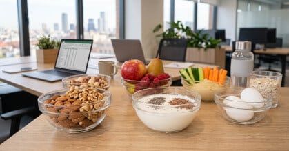 Alimentos saciantes para el trabajo: qué comer para controlar el hambre entre horas