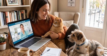 Día Mundial de los Animales: 5 dudas sobre tu mascota que puedes consultar con un veterinario online